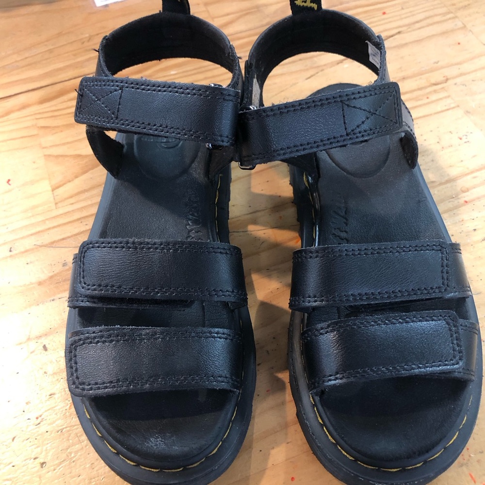 Dr. Martens Black Chunky Sandals - Picture 8 of 8